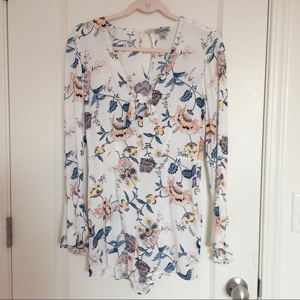 Floral Romper || Size S